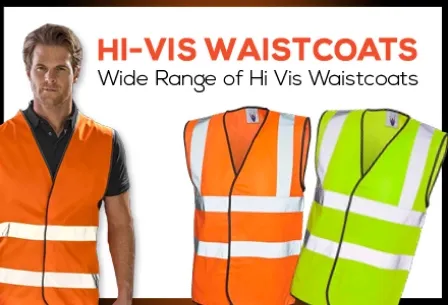Hi-vis waistcoats - wide range available