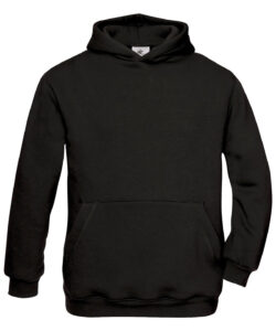 B&C Hooded /kids Black