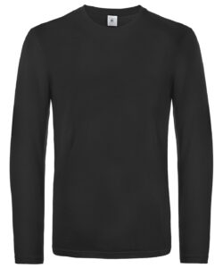 B&C #E190 long sleeve Black