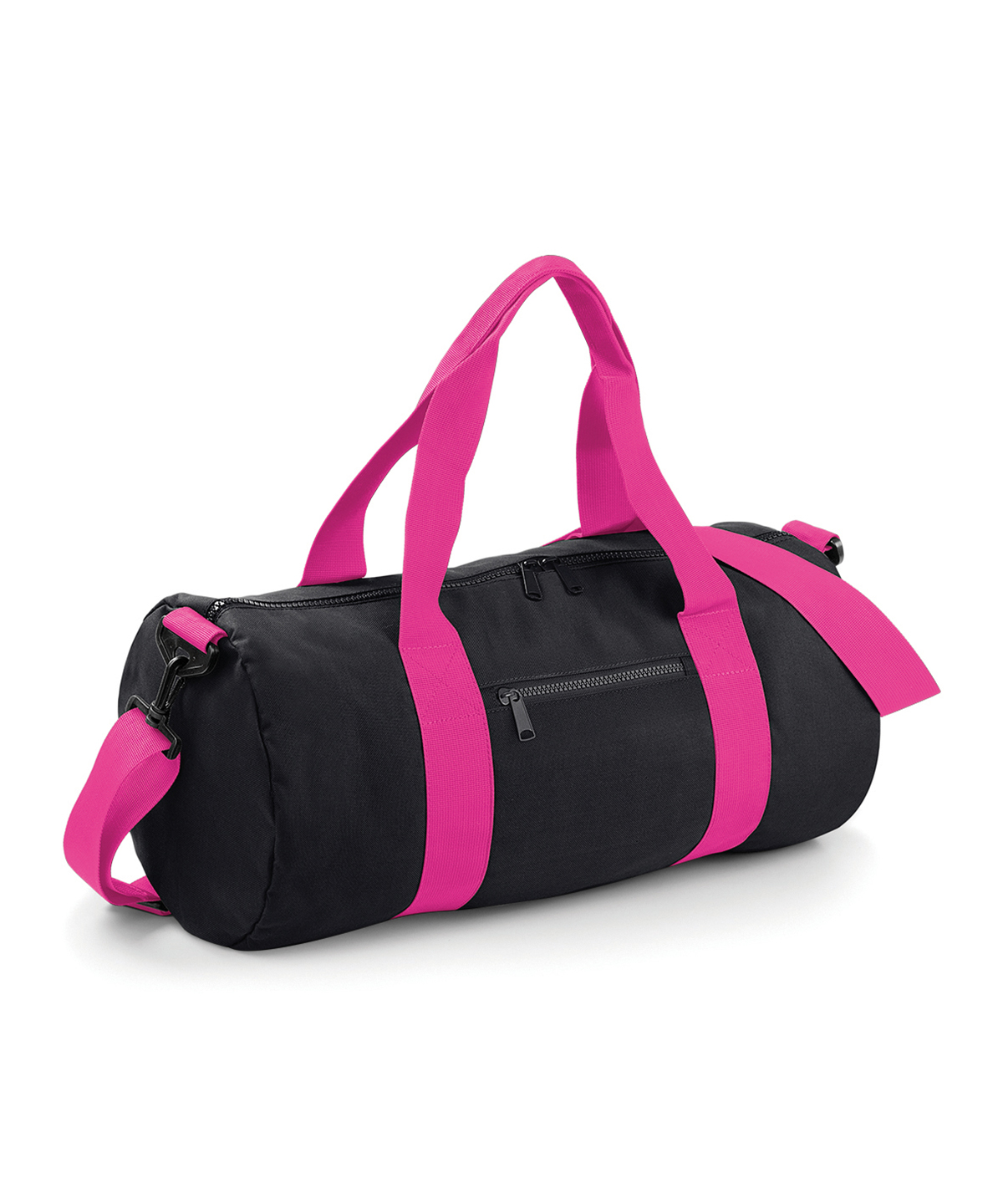 Original barrel bag Black/Fuchsia