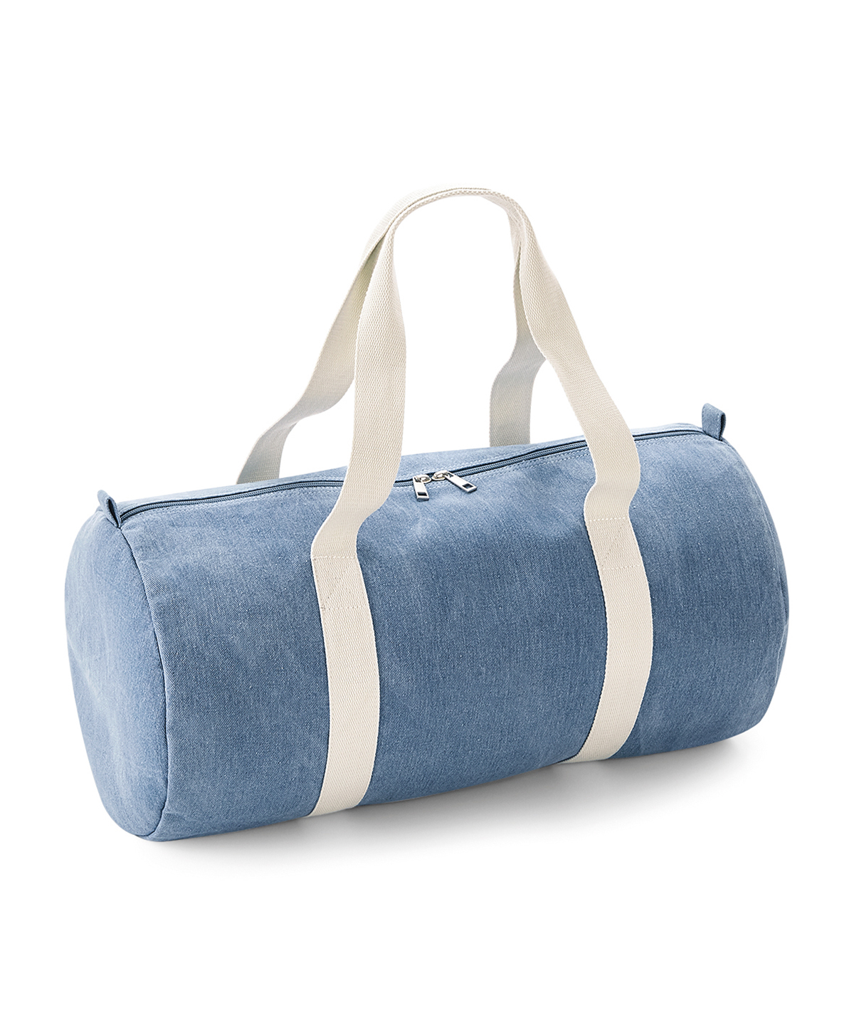 Denim barrel bag Light Denim