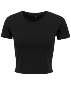 Women's cropped tee Black