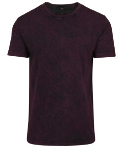 Acid washed tee Berry/Black