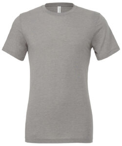 Unisex triblend crew neck t-shirt Athletic Grey Triblend