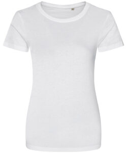 Women's Cascade organic tee Arctic White