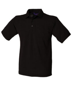 65/35 Classic piqué polo shirt Black