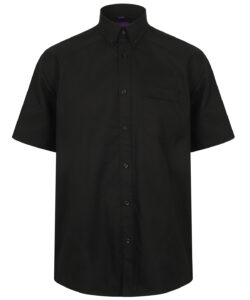 Wicking antibacterial short sleeve shirt Black