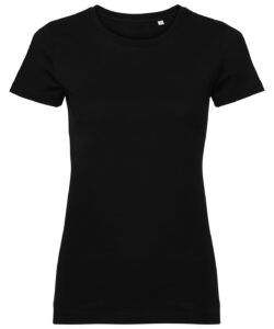 Women's pure organic tee Black