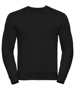 Set-in sleeve sweatshirt Black