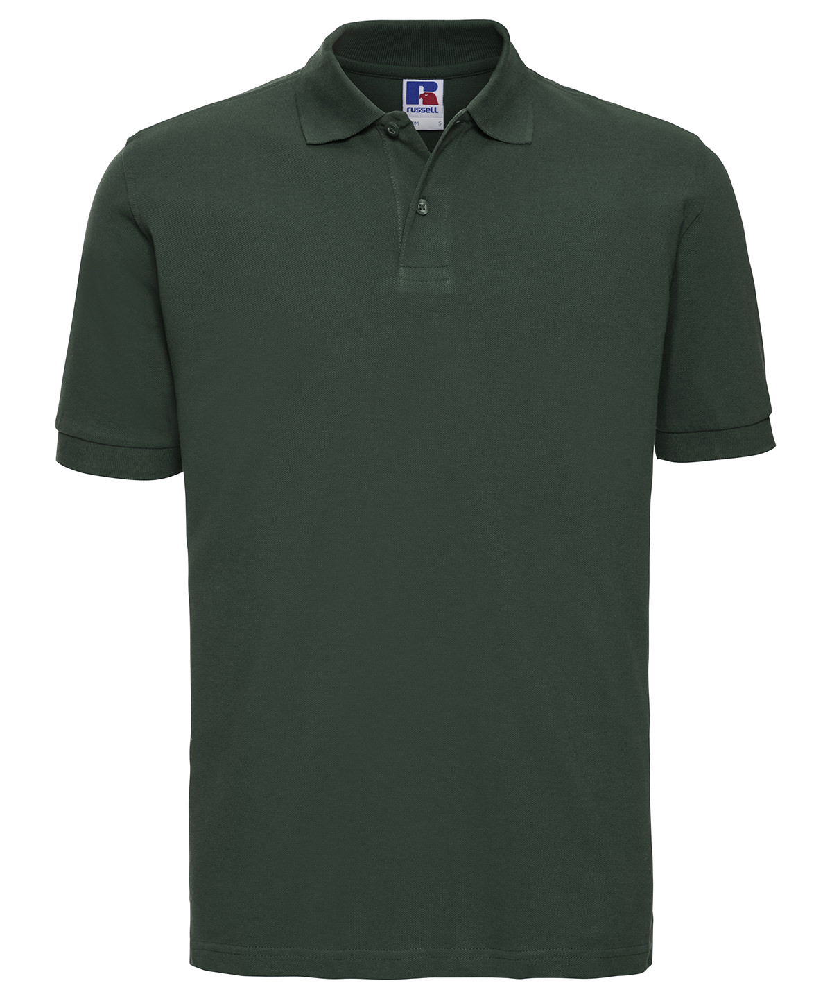 Classic cotton piqué polo Bottle Green