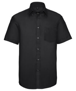 Short sleeve ultimate non-iron shirt Black