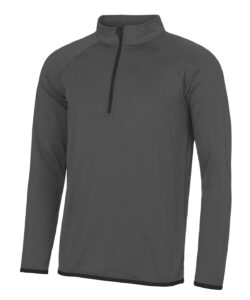 Cool ½ zip sweatshirt Charcoal/Jet Black