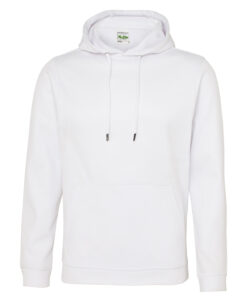 Sports polyester hoodie Arctic White