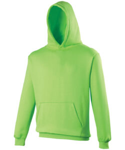 Kids electric hoodie Electric Green