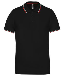 Short sleeve polo shirt Black