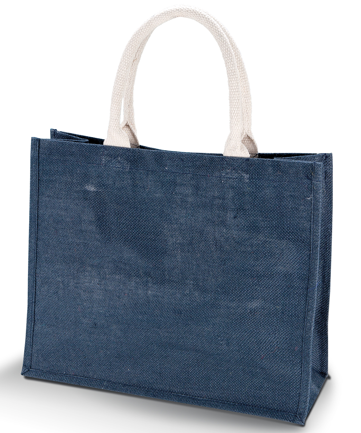 Jute beach bag. Midnight Blue