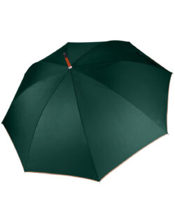 Auto open wooden umbrella Bottle/Beige