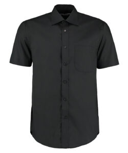 Business shirt short-sleeved (classic fit) Black
