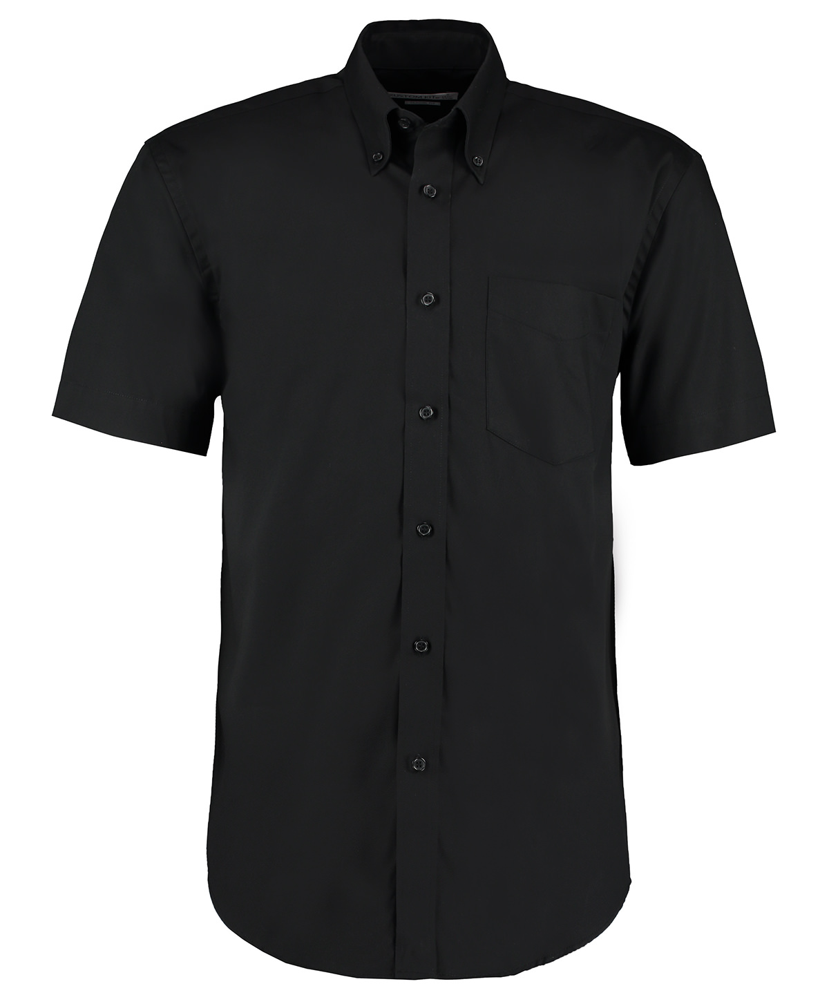 Corporate Oxford shirt short-sleeved (classic fit) Black