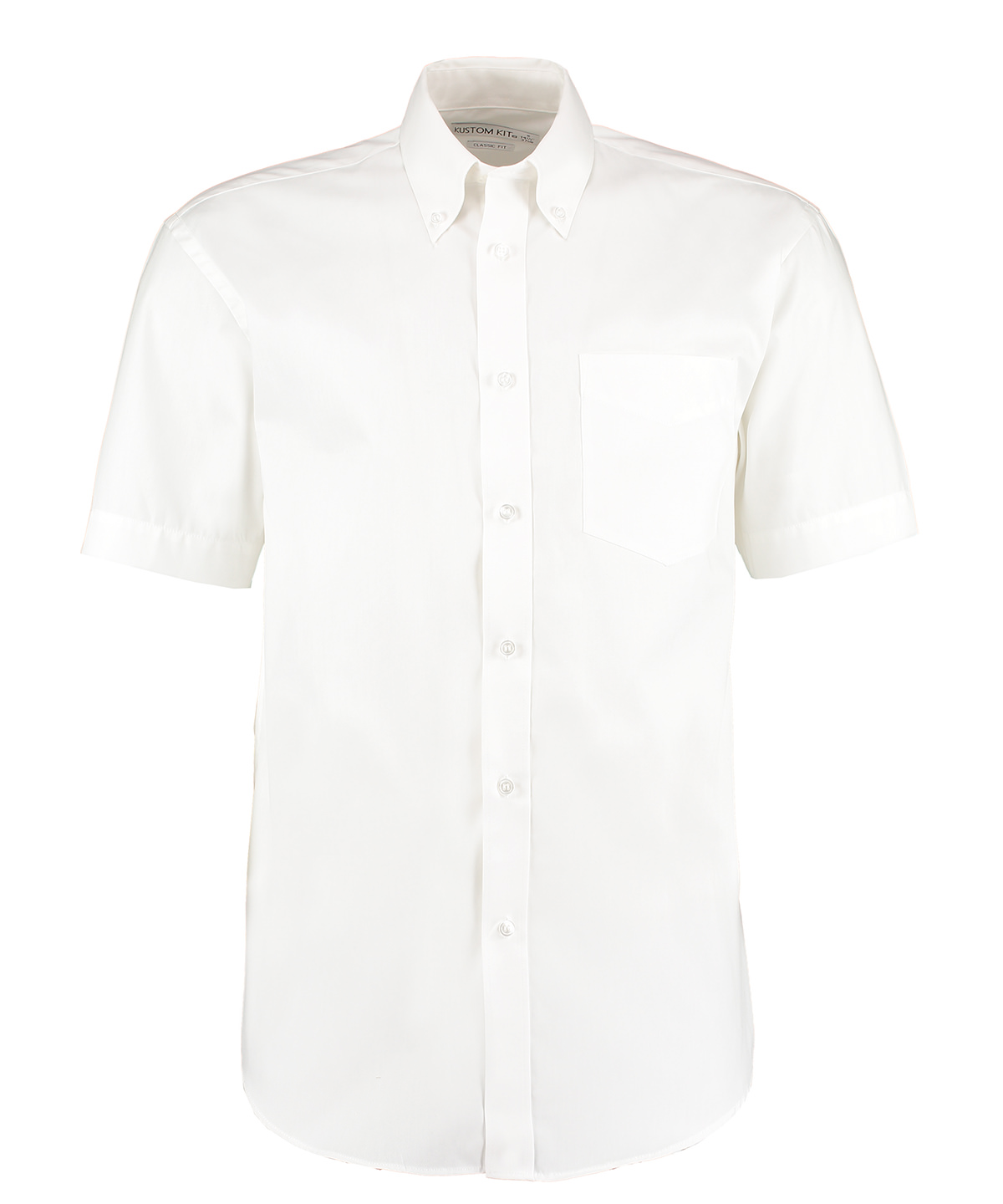 Corporate Oxford shirt short-sleeved (classic fit) White