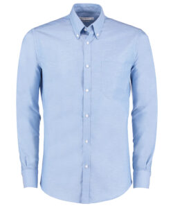 Slim fit workwear Oxford shirt long-sleeved (slim fit) Light Blue