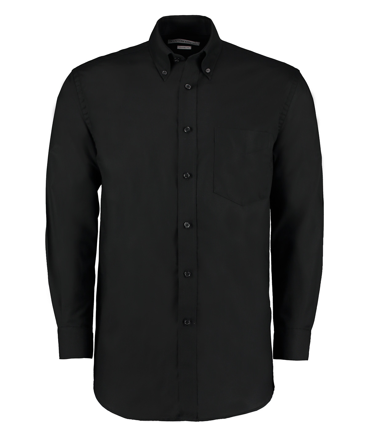 Workplace Oxford shirt long-sleeved (classic fit) Black