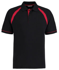 Oak hill polo (classic fit) Black/Bright Red