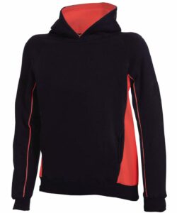 Kids pullover hoodie Black/Red