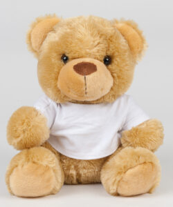 Bear in a t-shirt Brown