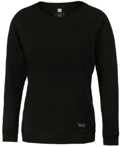 Women’s Newport – luxury lightweight crewneck Black