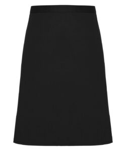 Cotton waist apron, organic and Fairtrade certified Black