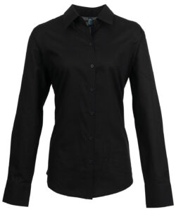Women's signature Oxford long sleeve shirt Black