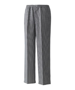 Pull-on chef’s trousers Black/White