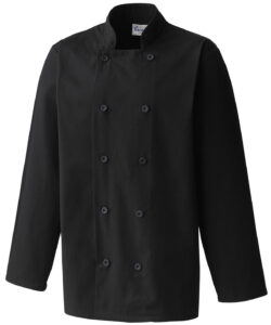Long sleeve chef’s jacket Black