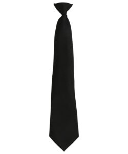 'Colours Originals' fashion clip tie Black
