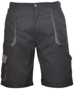 Portwest Texo contrast shorts (TX14) Black/Grey
