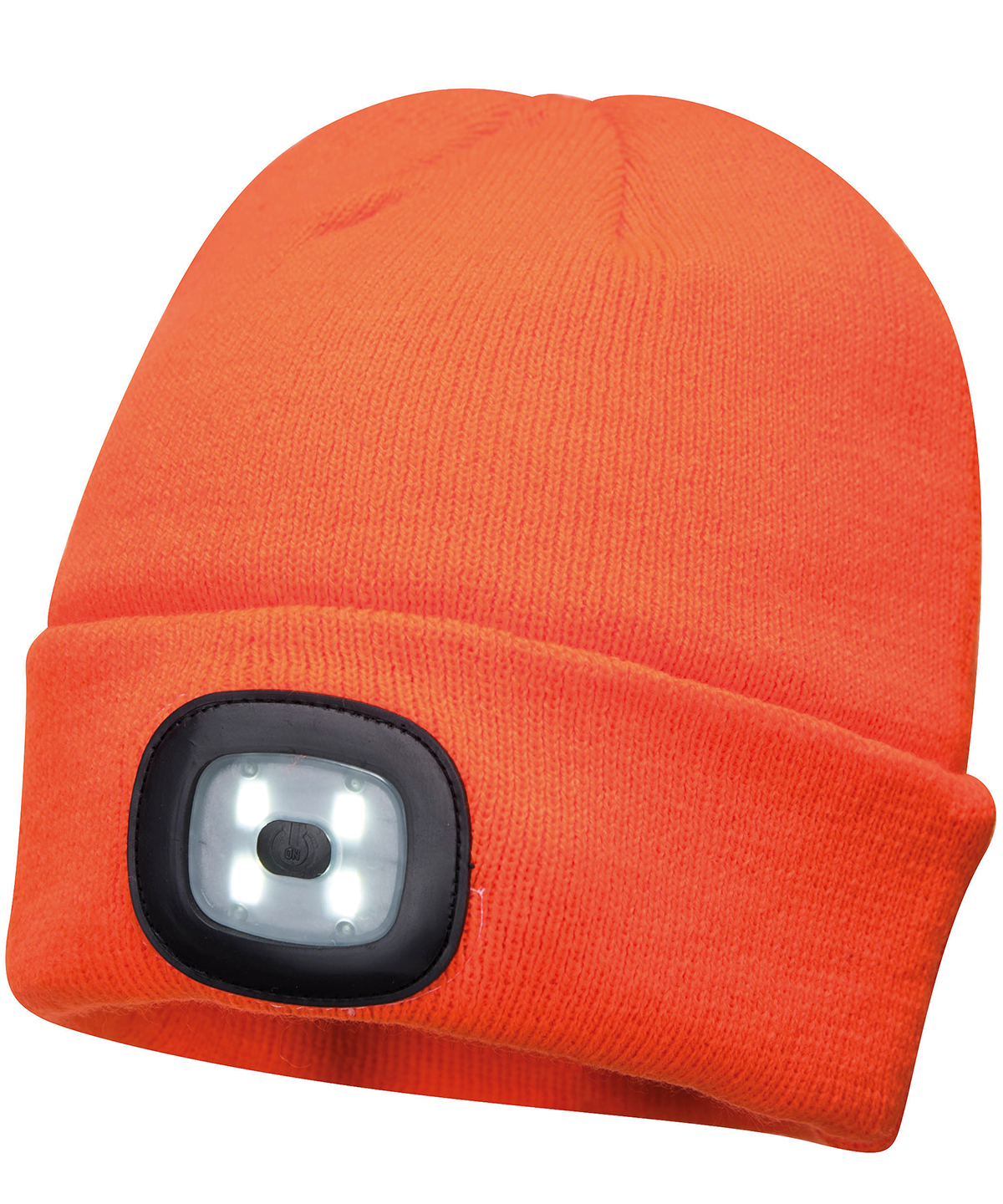 Beanie LED headlight USB rechargeable (B029) Orange