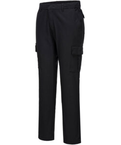 Stretch slim combat trousers (S231) slim fit Black