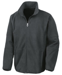 Osaka combed pile softshell jacket Black