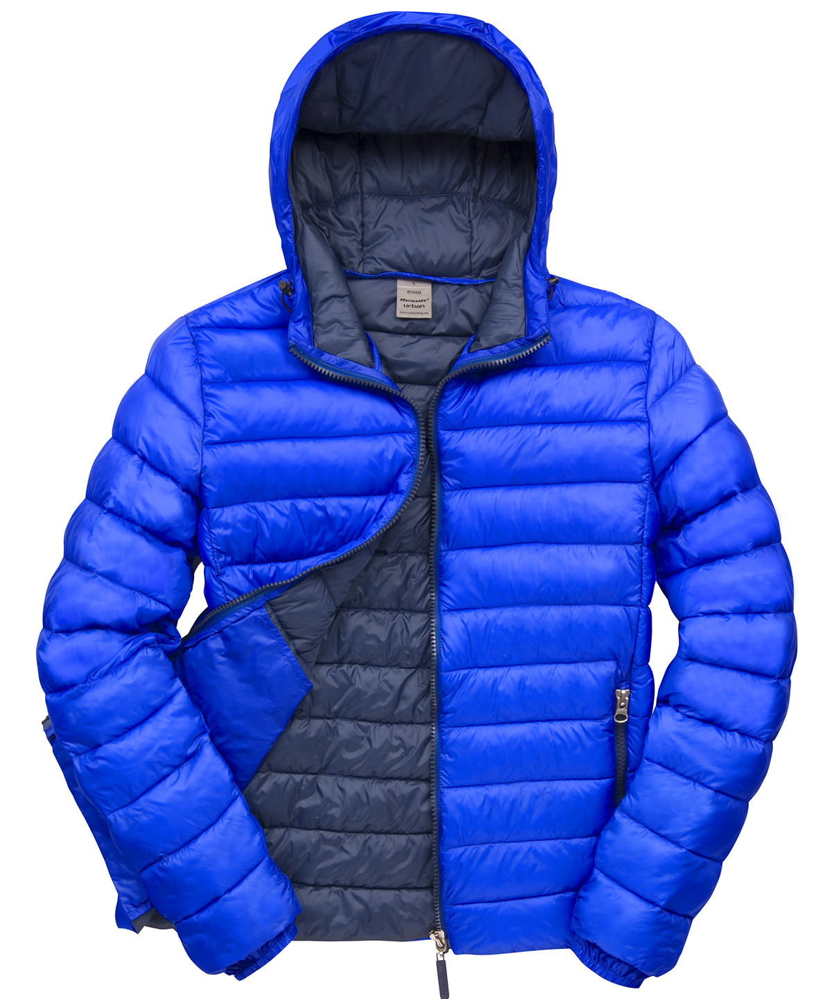 Urban snow bird hooded jacket Royal/Navy