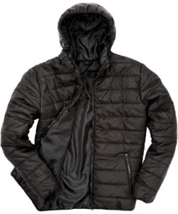 Soft padded jacket Black