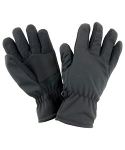 Softshell thermal glove Black