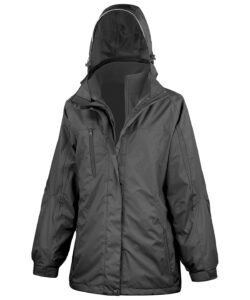 Women's 3-in-1 journey jacket with softshell inner Black/Black