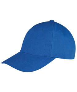 Memphis 6-panel brushed cotton low profile cap Azure Blue