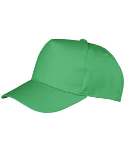 Boston 5-panel polycotton printer's cap Apple Green