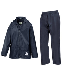 Junior waterproof jacket and trouser set Navy