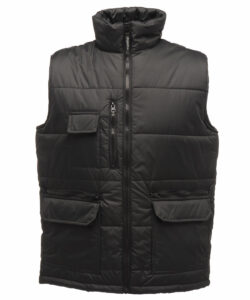 Steller multi-zip bodywarmer Black