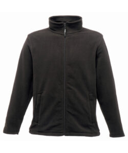 Full-zip microfleece Black