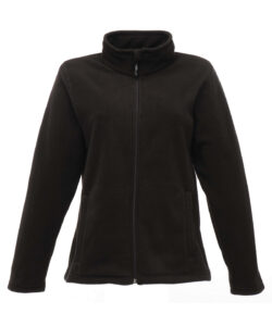 Women's full-zip microfleece Black