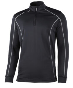 Rhino Seville ¼ zip mid-layer Black